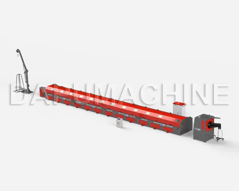 Straight line wire drawing machine